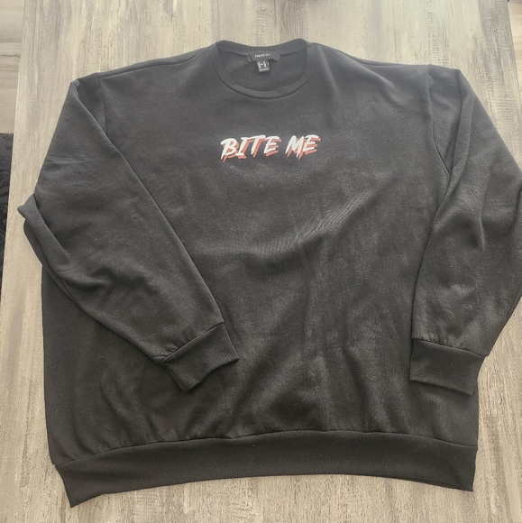Forever 21 Bite Me Sweatshirt - Picture 3 of 3